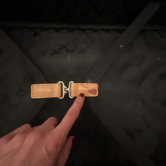 Coach Wheeled Carry-On in Black Canvas with Signature Logo Interior - Picture 14 of 17